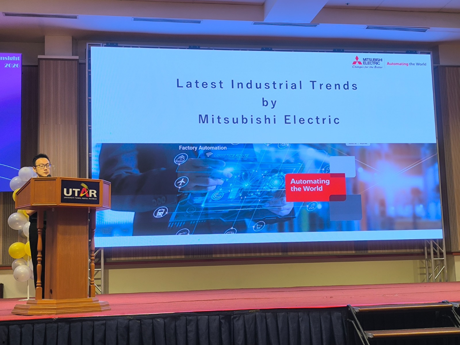 Keynote Speaker – Mr Looi Chung Keat, Strategic Planning & Marketing Manager of Mitsubishi Electric