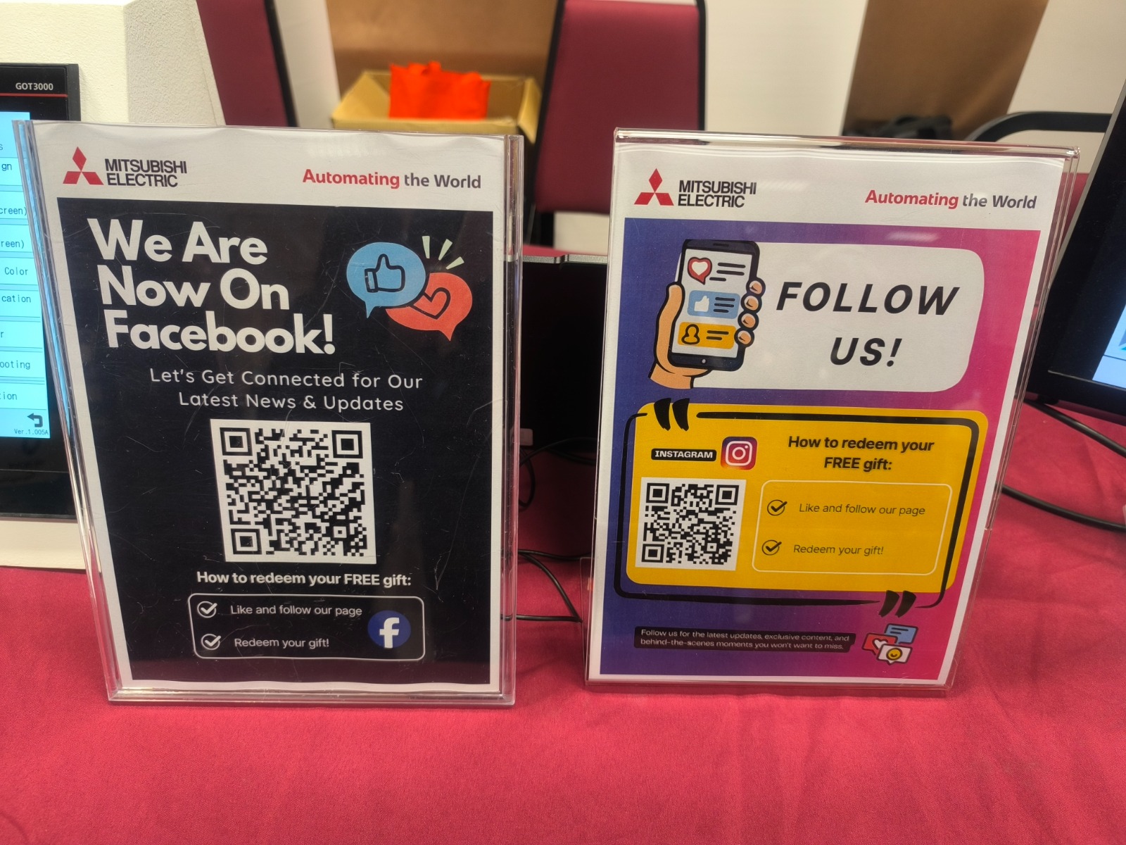 Official Social Media Platforms – Facebook & Instagram