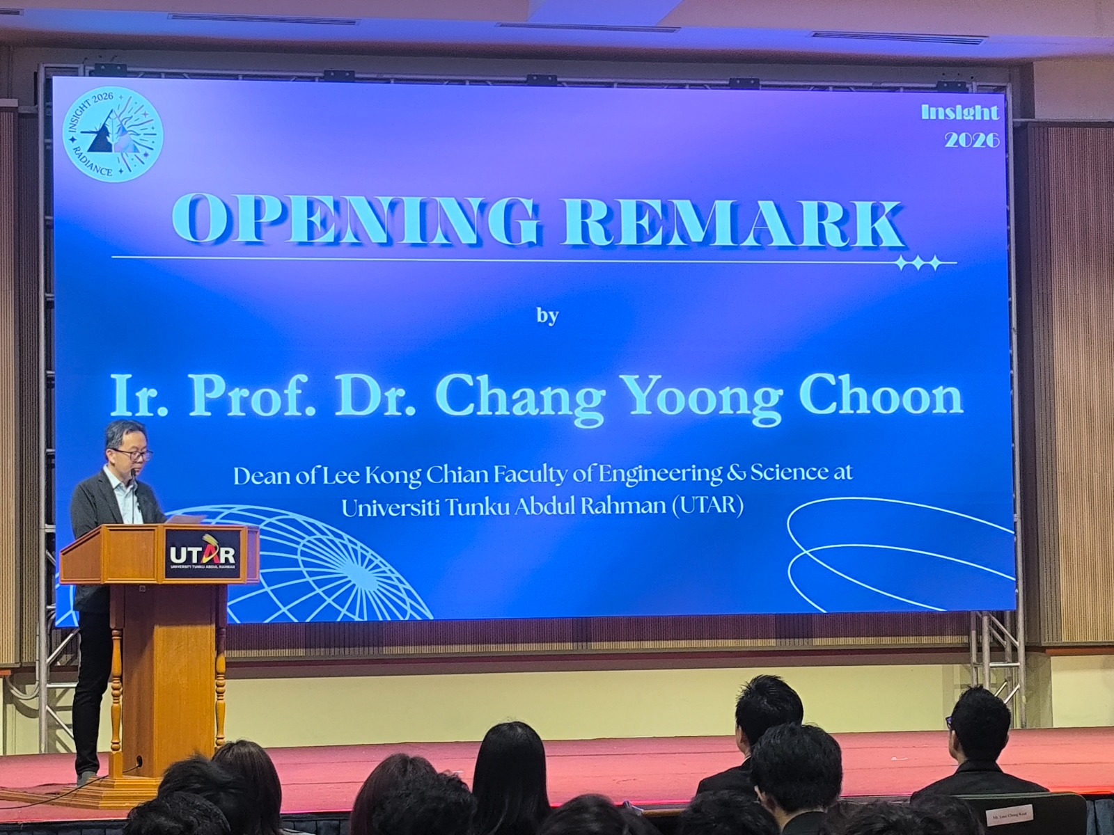 Opening Remark 1 – Ir. Prof. Dr. Chang Yoong Choon