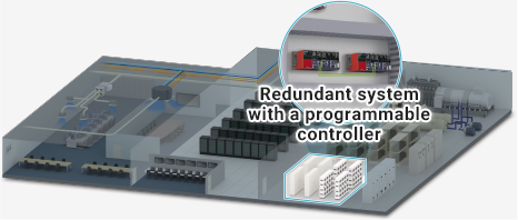 Data center air conditioning redundant system
